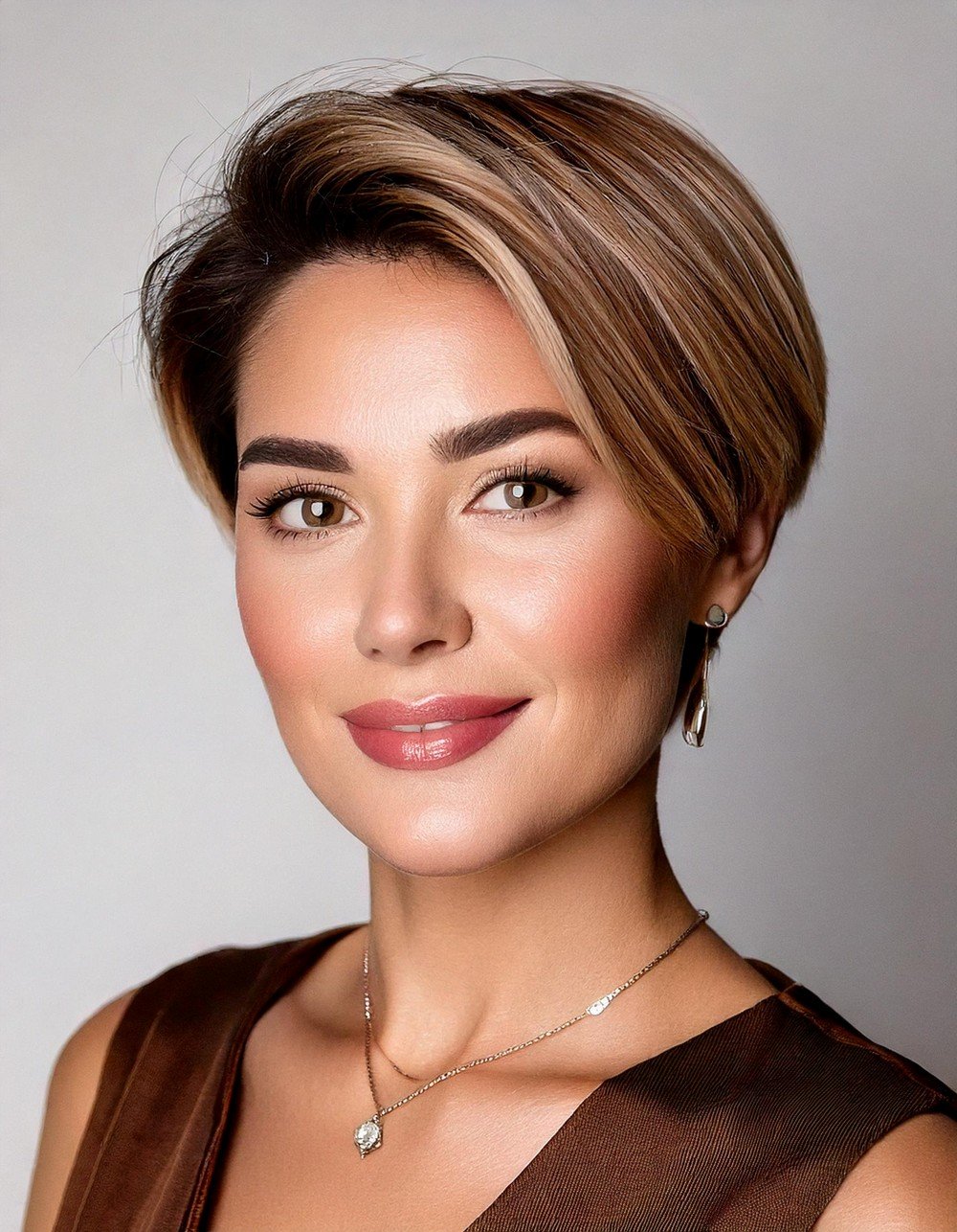 Classic Pixie with Platinum Highlights