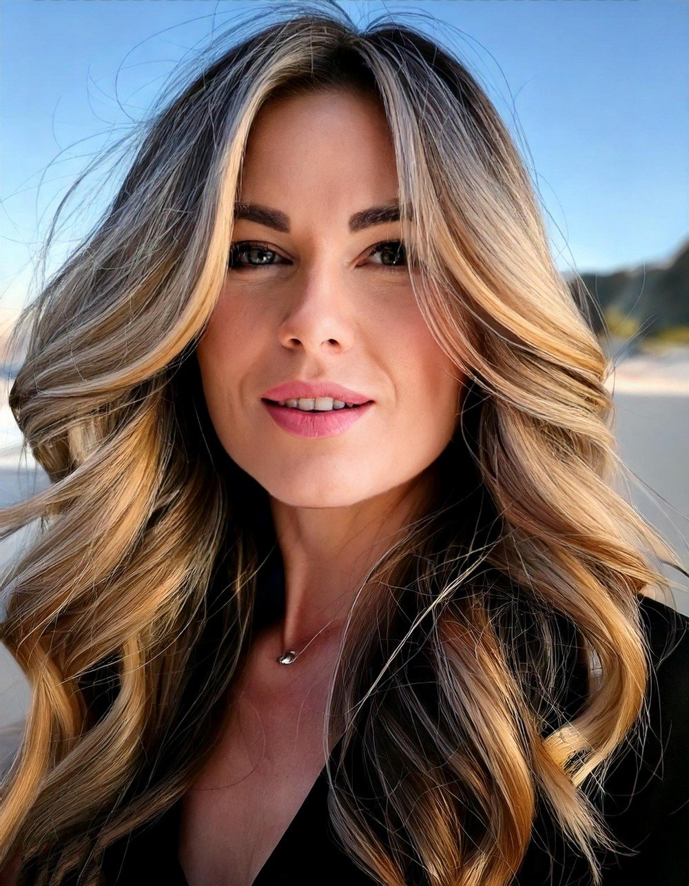 Highlighted Beach Waves