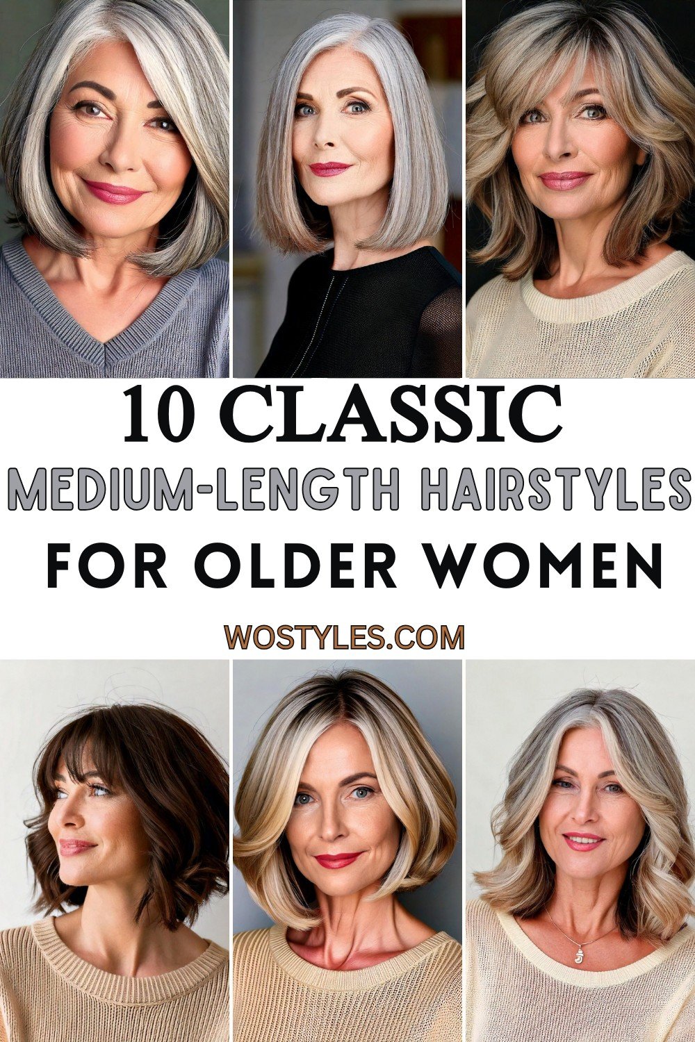 Medium-length Hairstyles For Older Women
