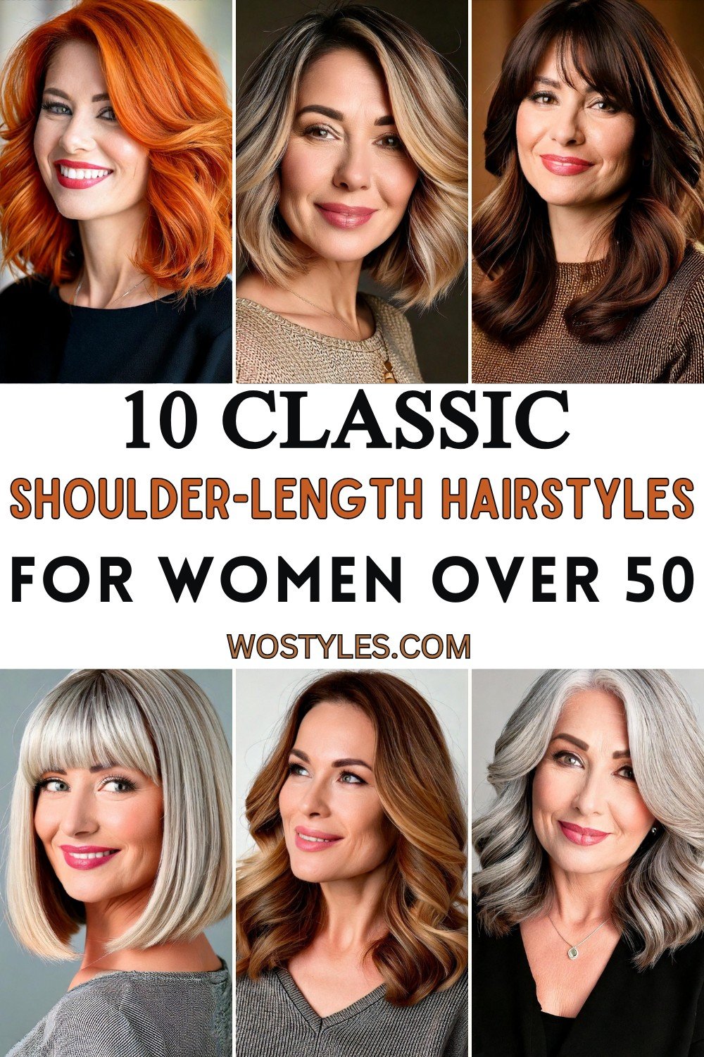 Shoulder-length Hairstyles For Women Over 50