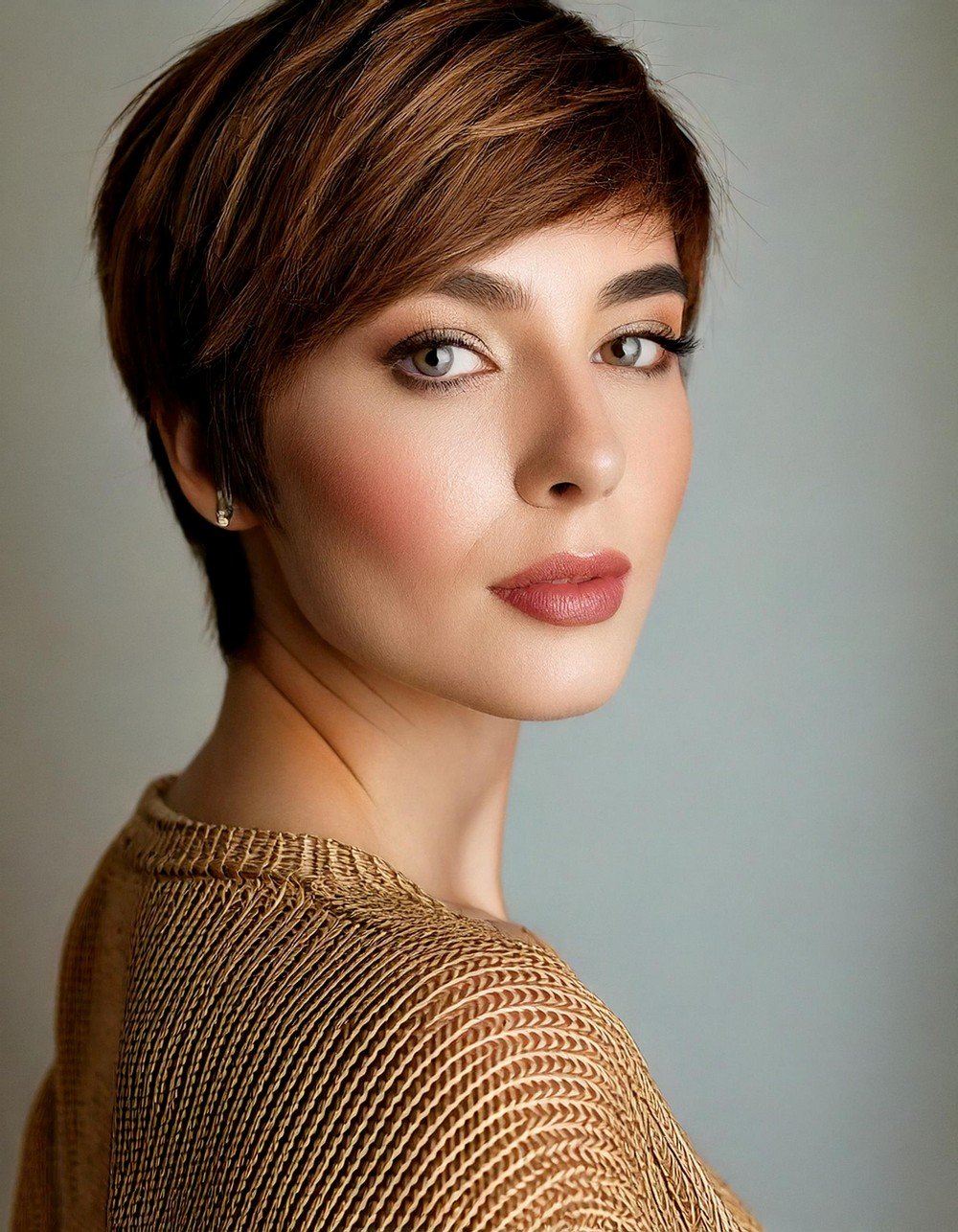 Soft Pixie with Side-Swept Bangs