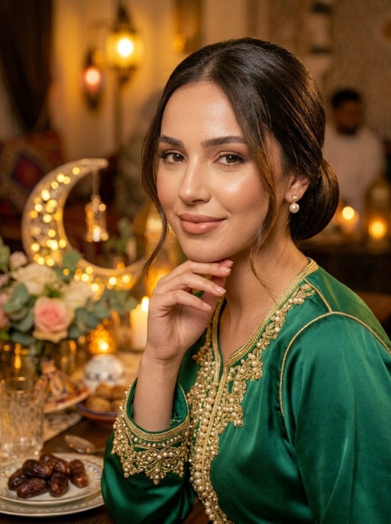 Inspiring Ramadan Evening Dinner Sleek Bun Hairstyle