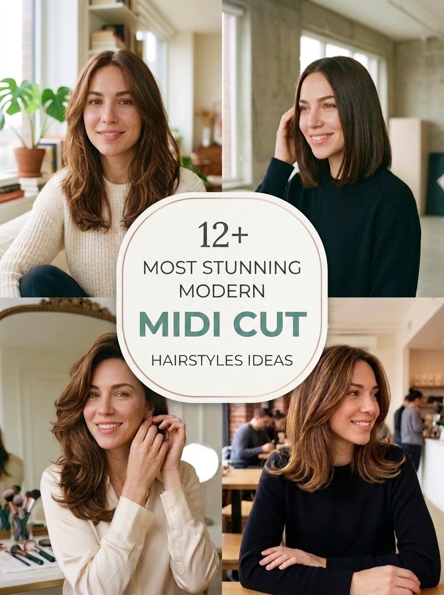 Most Stunning Modern Midi Cut Hairstyles Ideas