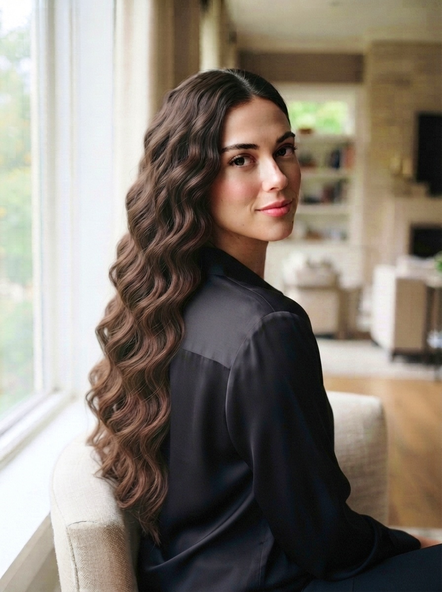 Mermaid Water Wave Hairstyle