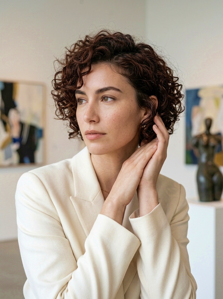 Contemporary Curly Crop