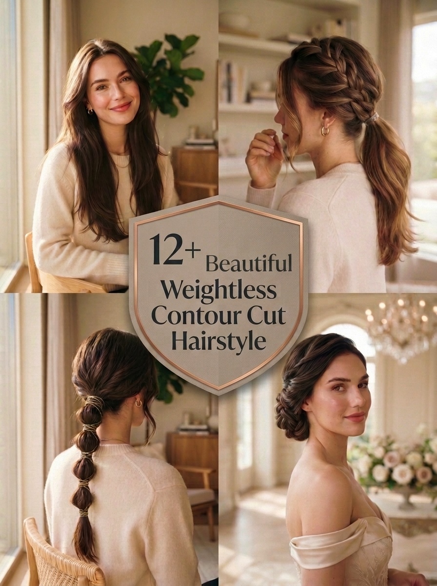 Beautiful Weightless Contour Cut Hairstyle
