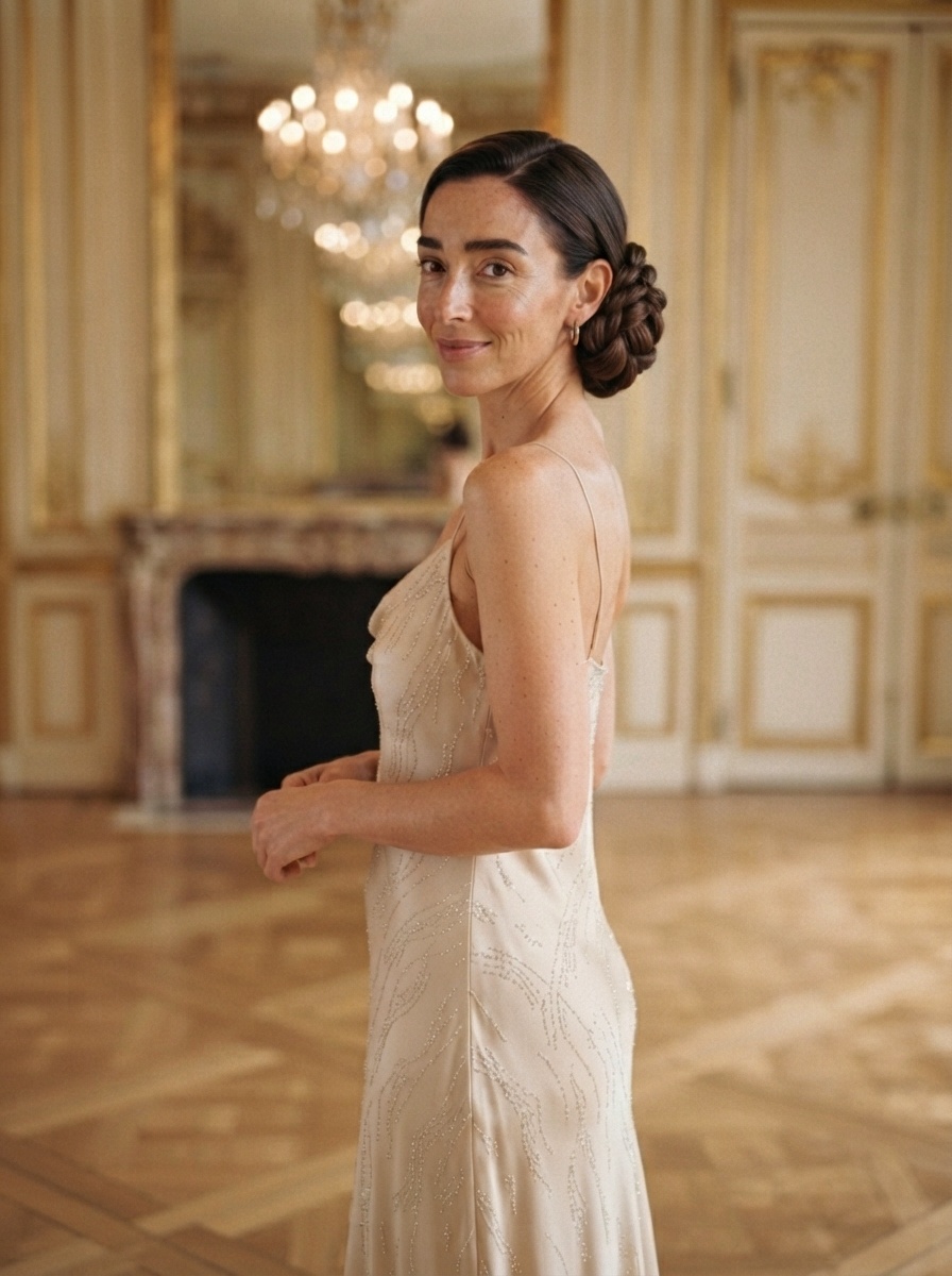 Mocha Low Chignon