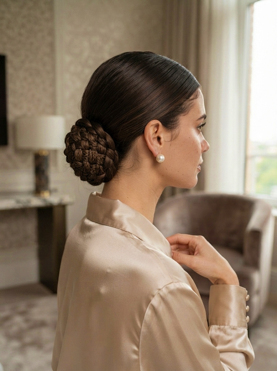 Clean Girl Low Chignon
