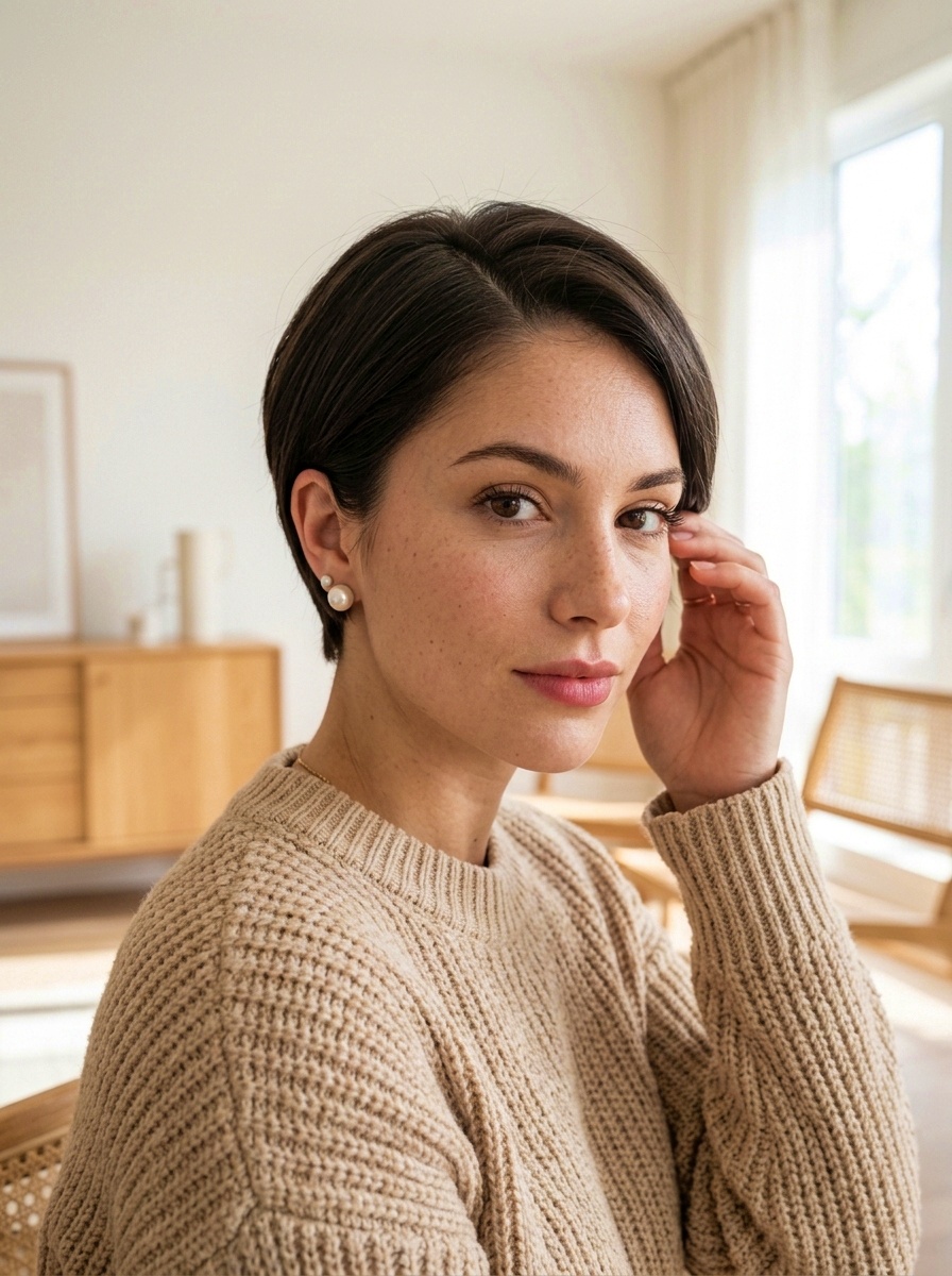 Sleek Pixie Cut