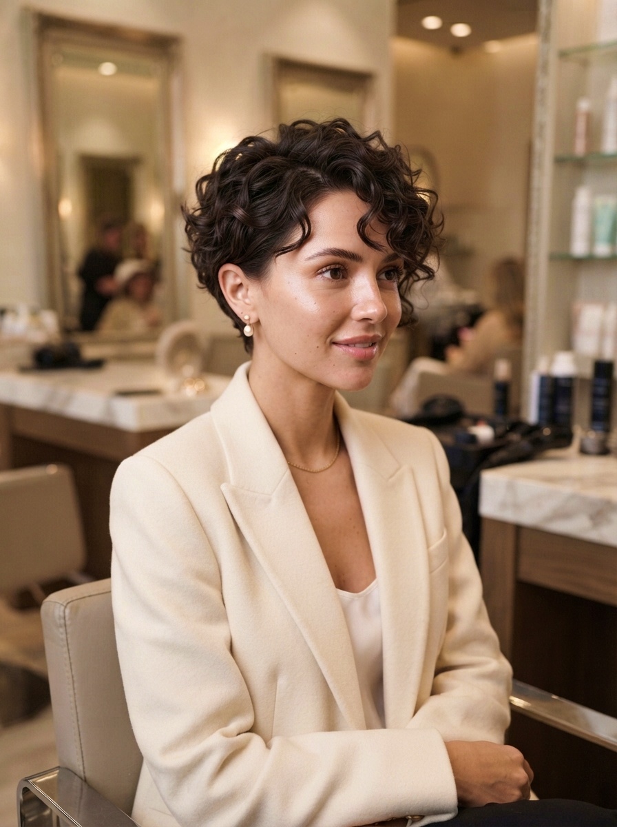Pixie Cut Styling Ideas with Side Bangs