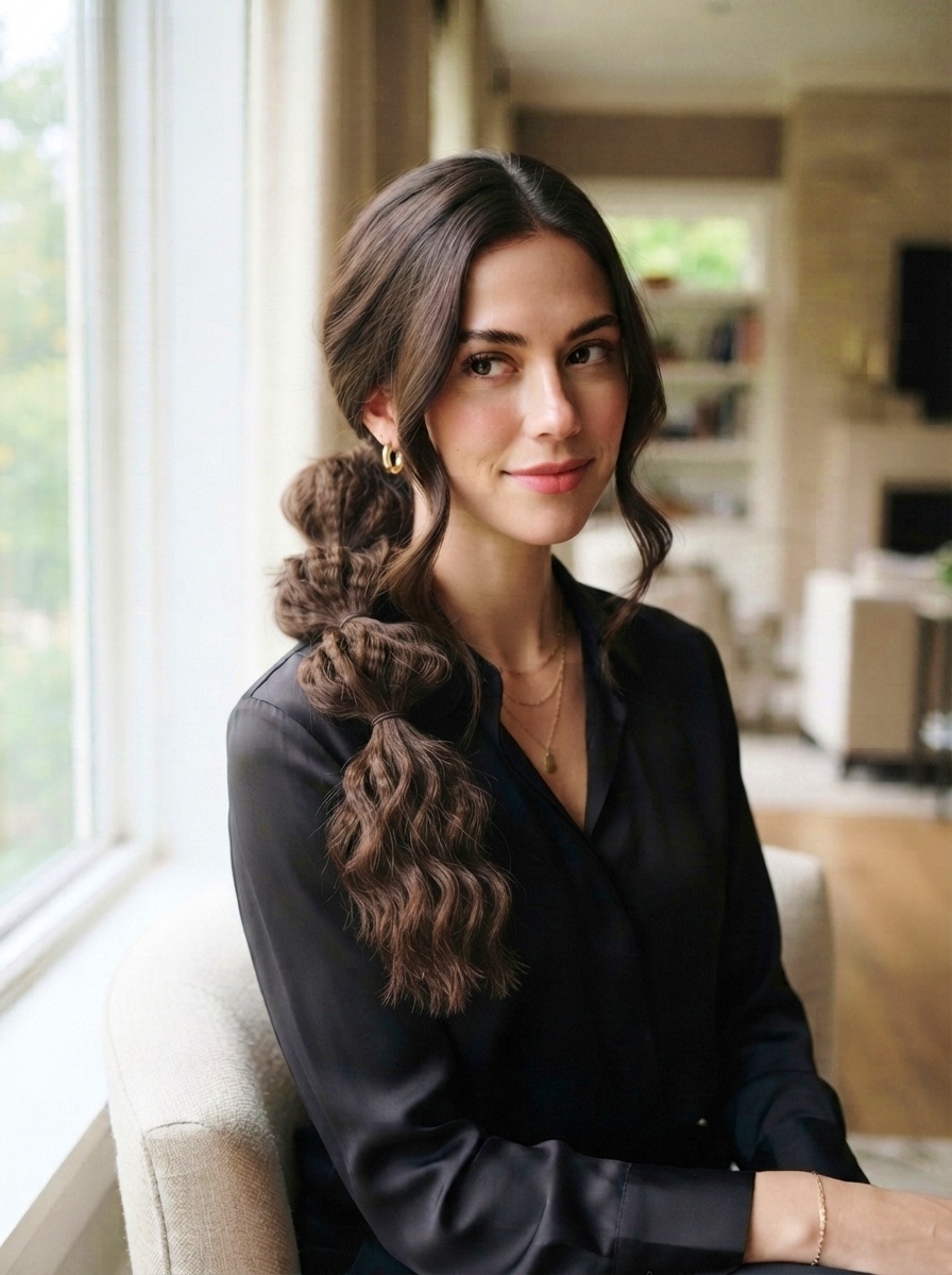 Bubble Ponytail Water Waves