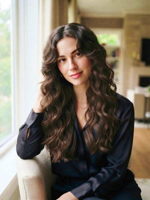 Beautiful Water Waves Hairstyle