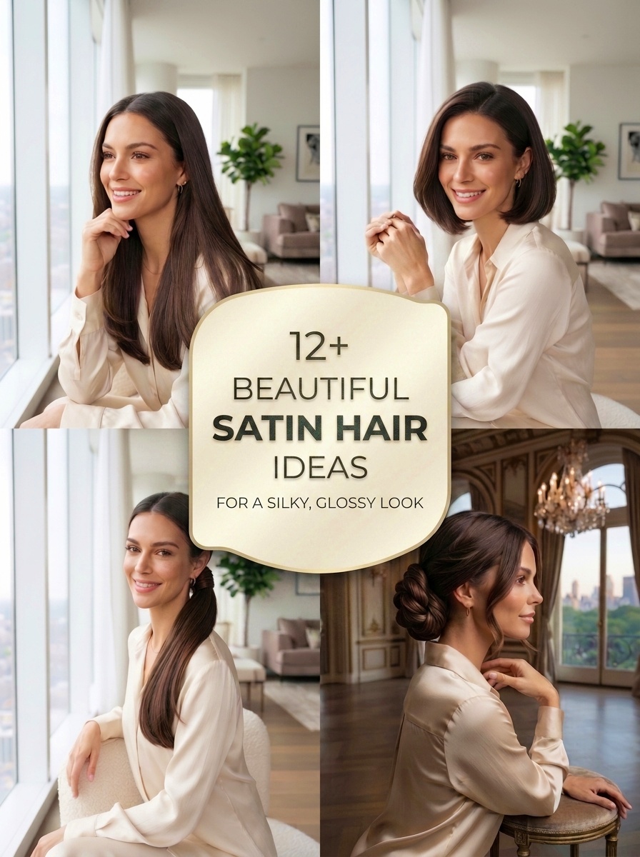 Beautiful Satin Hair Ideas for a Silky, Glossy Look