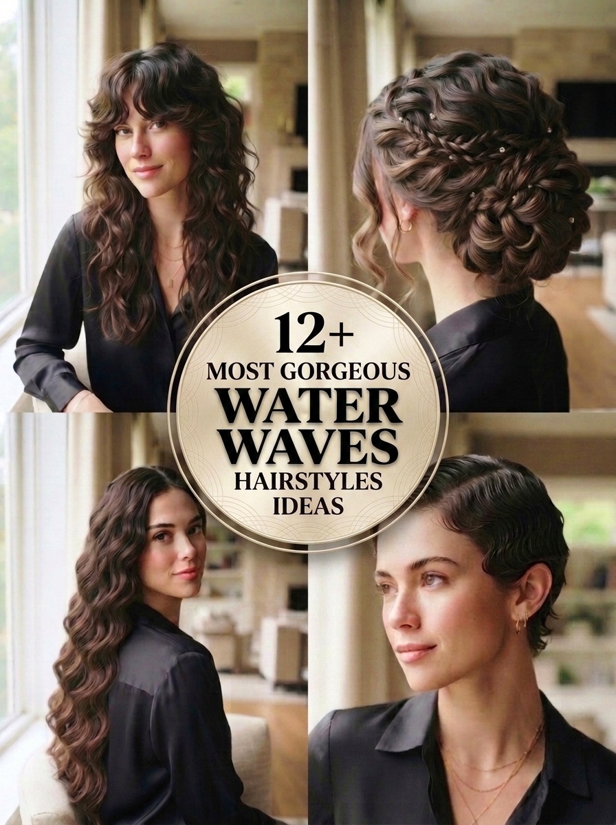 Most Gorgeous Water Waves Hairstyles Ideas