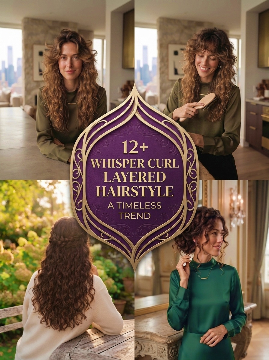 Whisper Curl Layered Hairstyle: A Timeless Trend