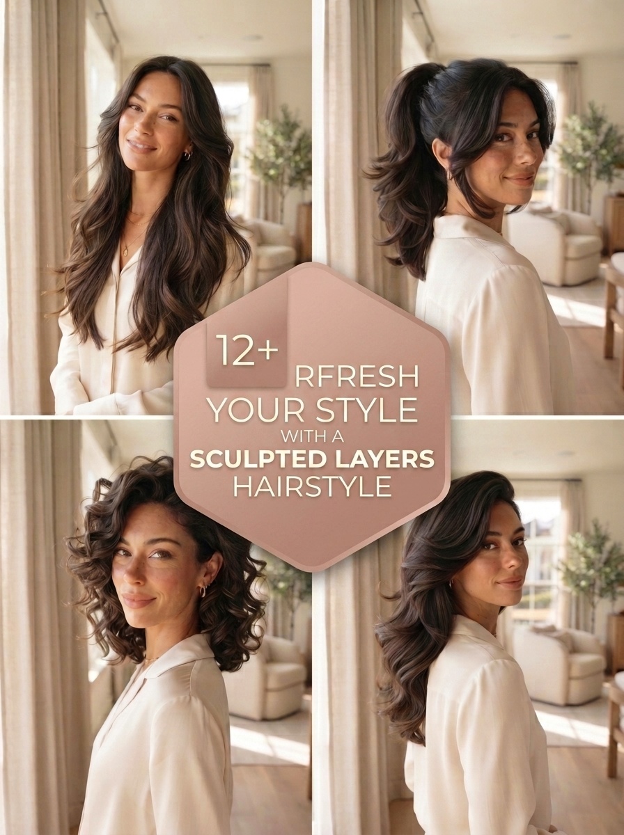 Refresh Your Style with a Sculpted Layers Hairstyle