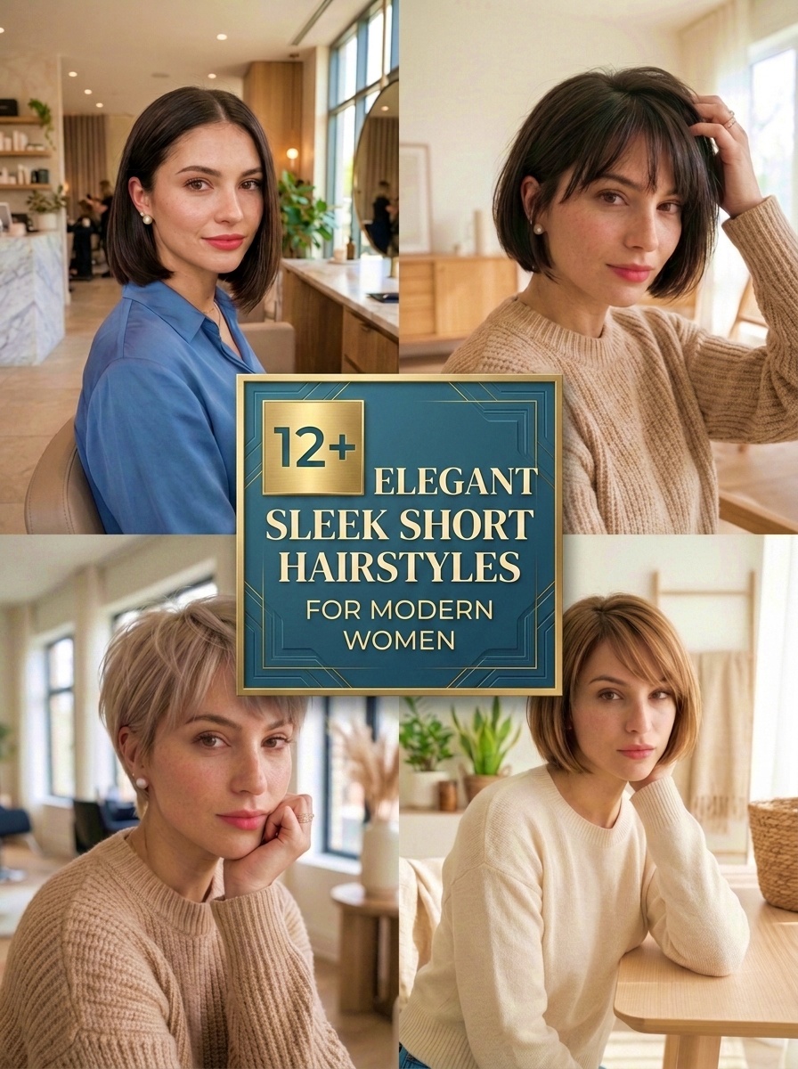 Elegant Sleek Short Hairstyles for Modern Women