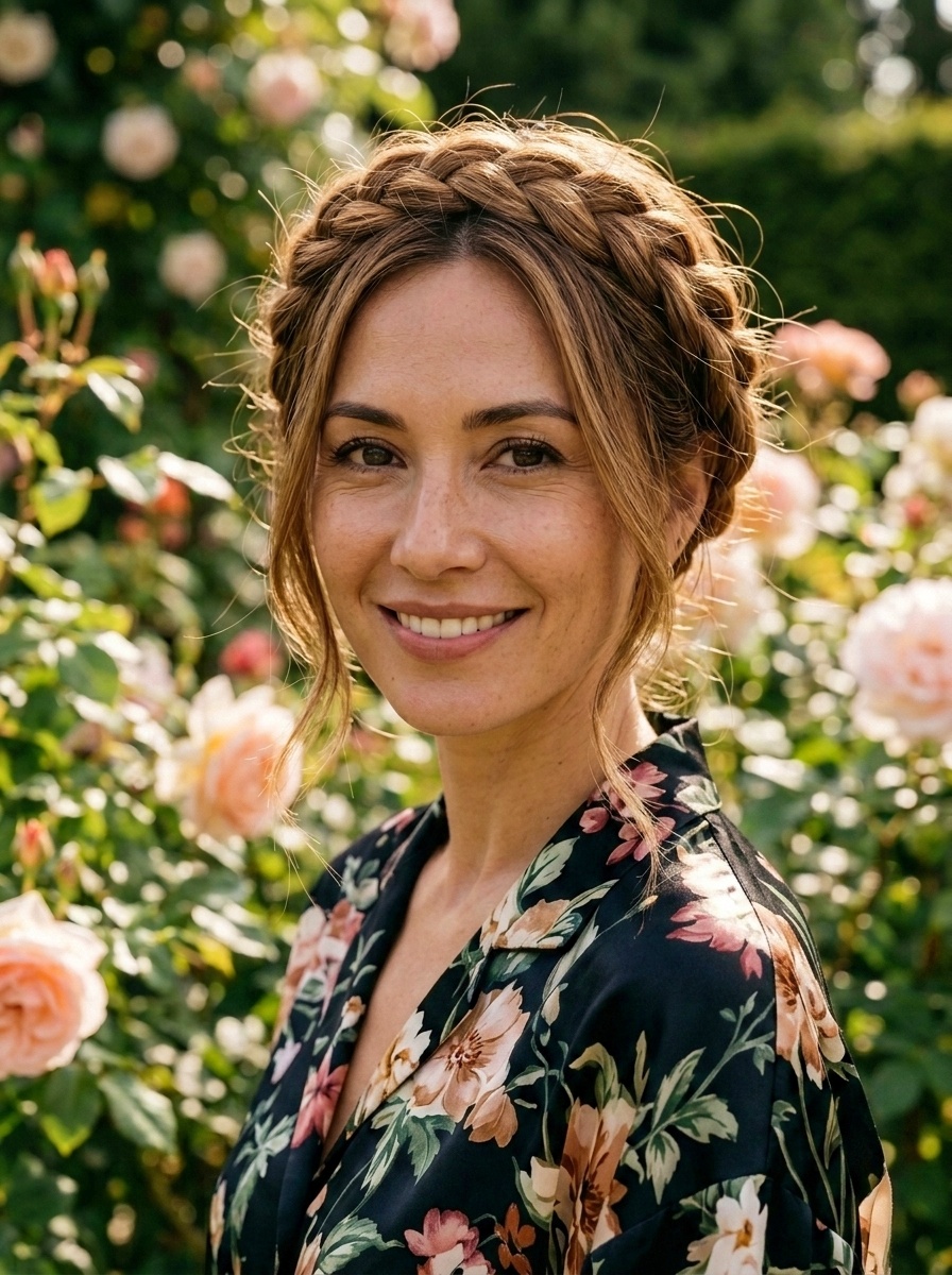 Halo Crown Braid