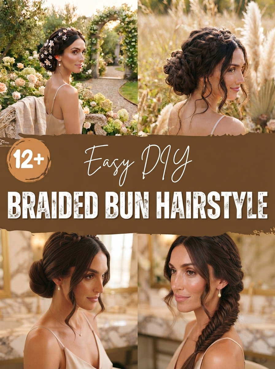 Braided Bun Hairstyle