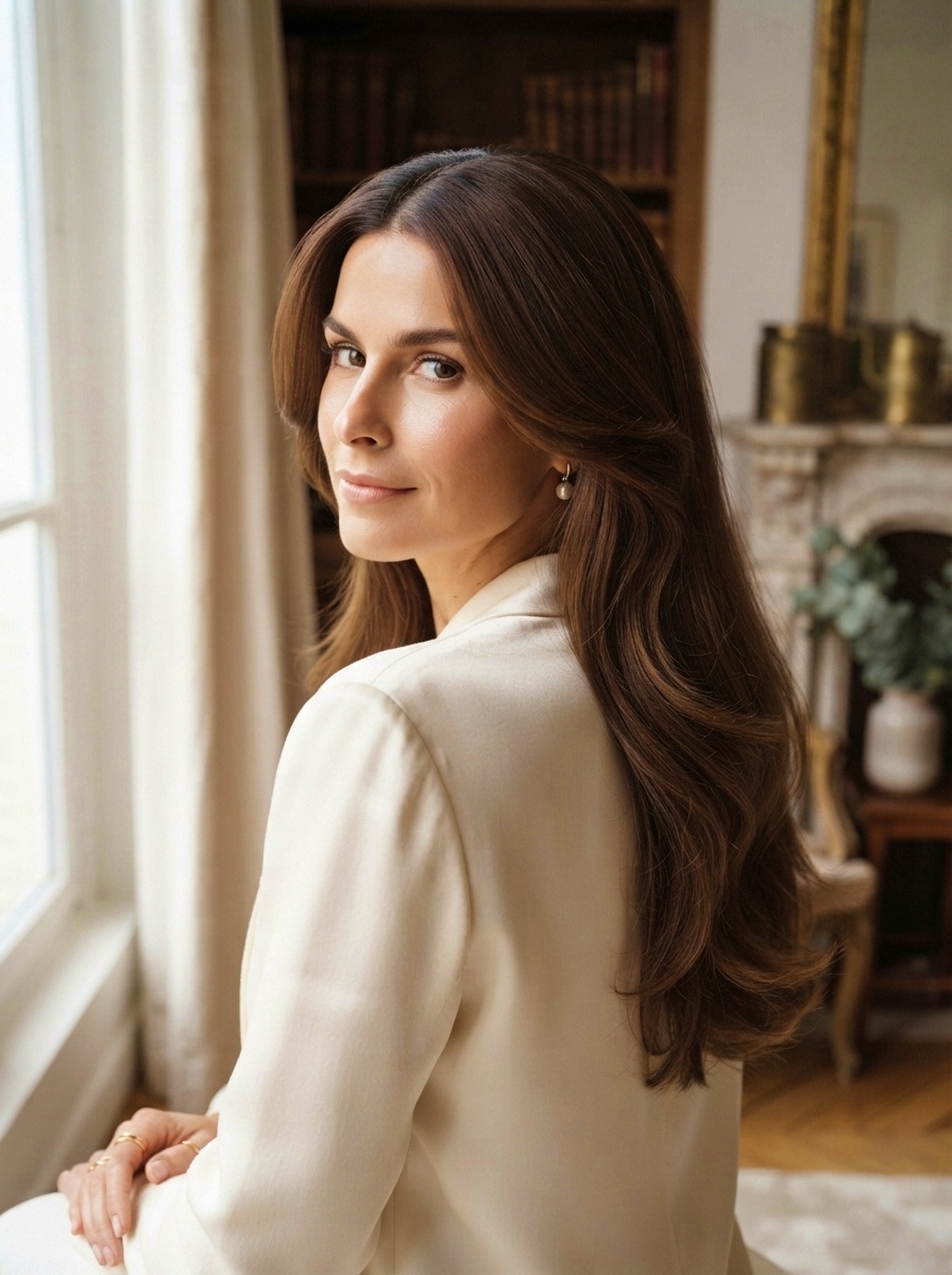 Old Money Blowout Hairstyle