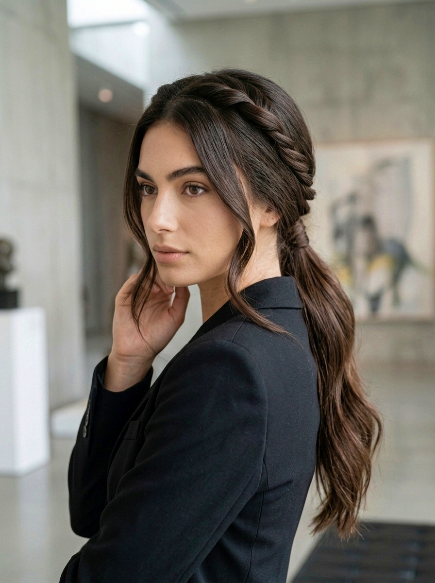Abstract Infinity Ponytail