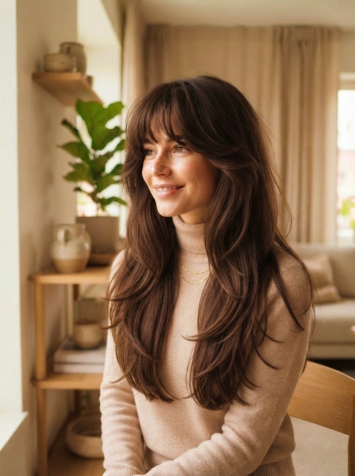 Seamless Blend Layered Hairstyle