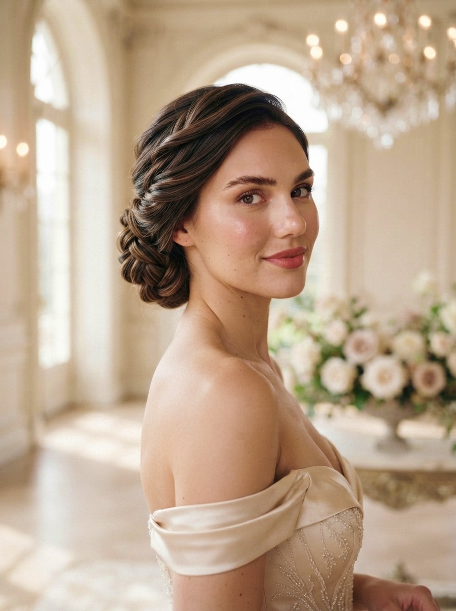 Twisted Chignon Hairstyle