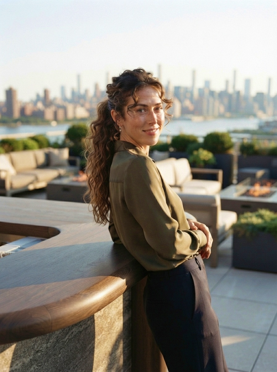 Layered Curly Ponytail