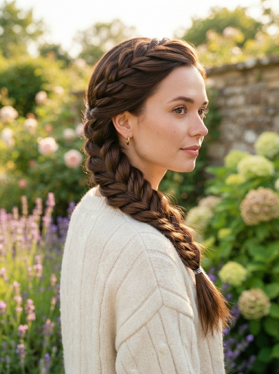 Easy Side French Braid for Beginners