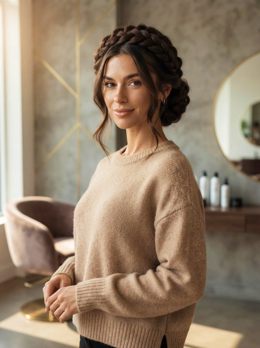 Elegant Dutch Braid for Long Hair