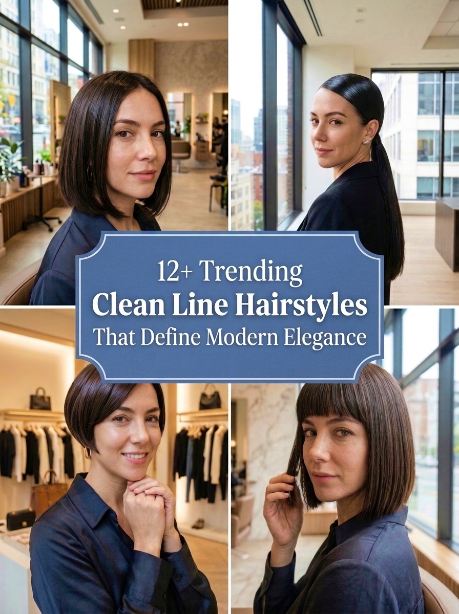 Trending Clean Line Hairstyles That Define Modern Elegance