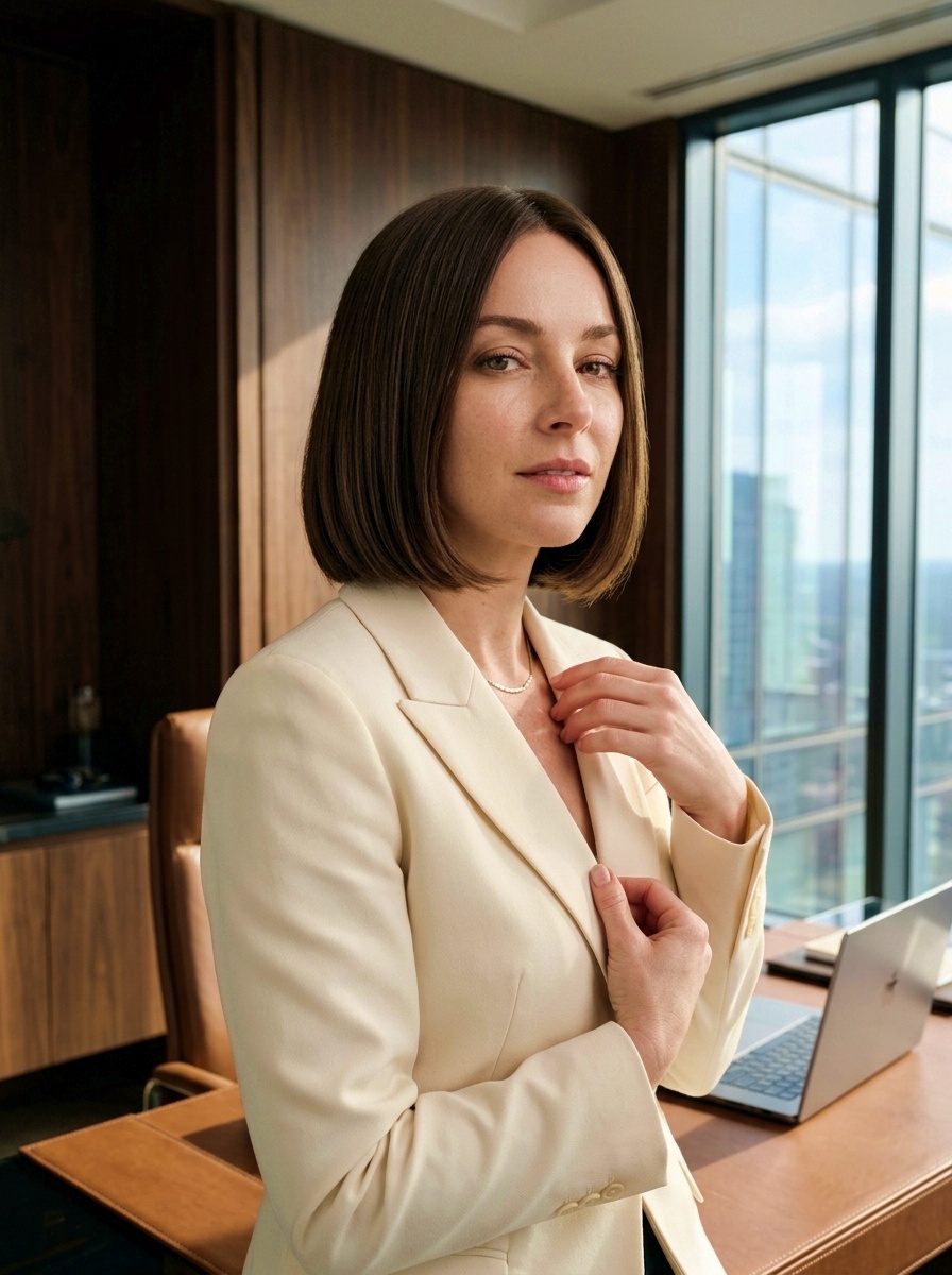 Sleek Bob for Fine Hair