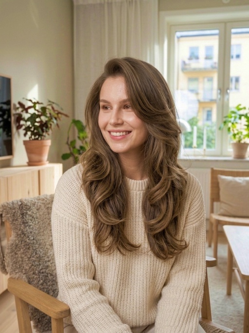 Moonlight Shine Layered Hairstyle