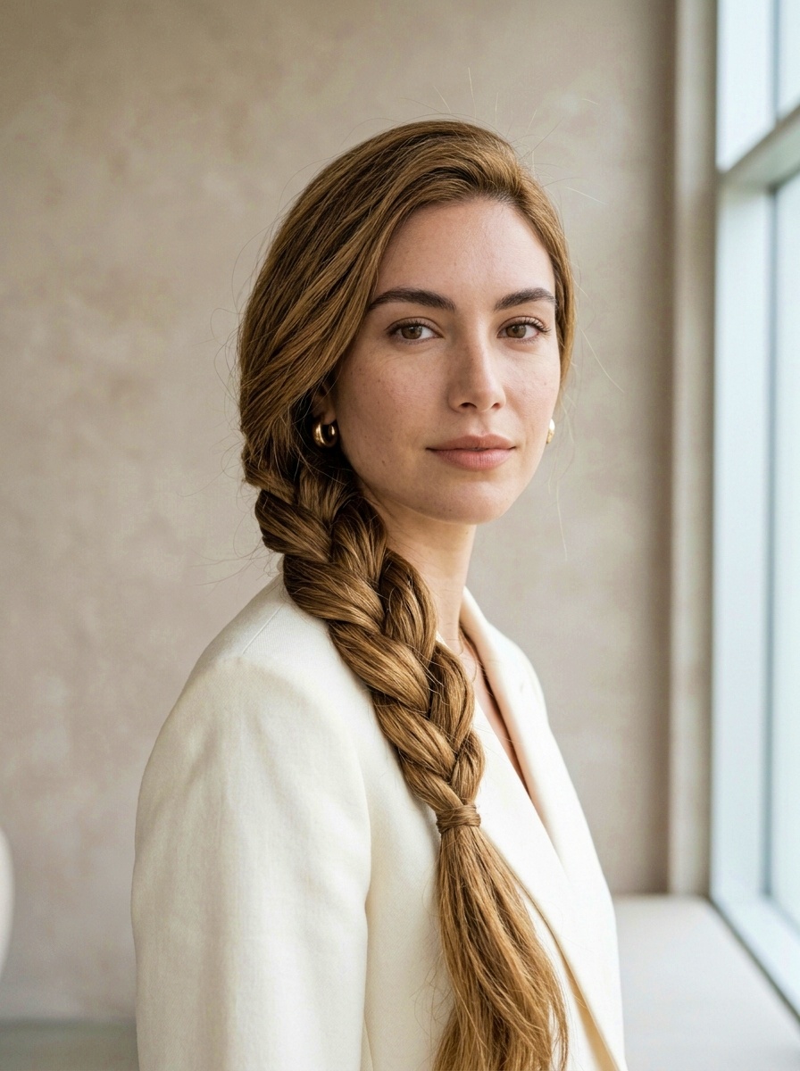 Contemporary Rope Twist Hairstyle
