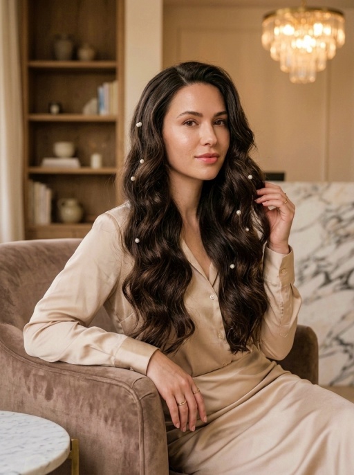 Pearl Finish Luxury Hair Styling