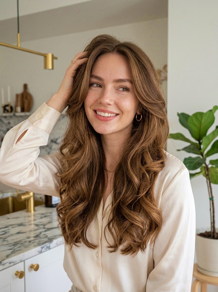 Soft Blowout Face-Framing Hairstyle