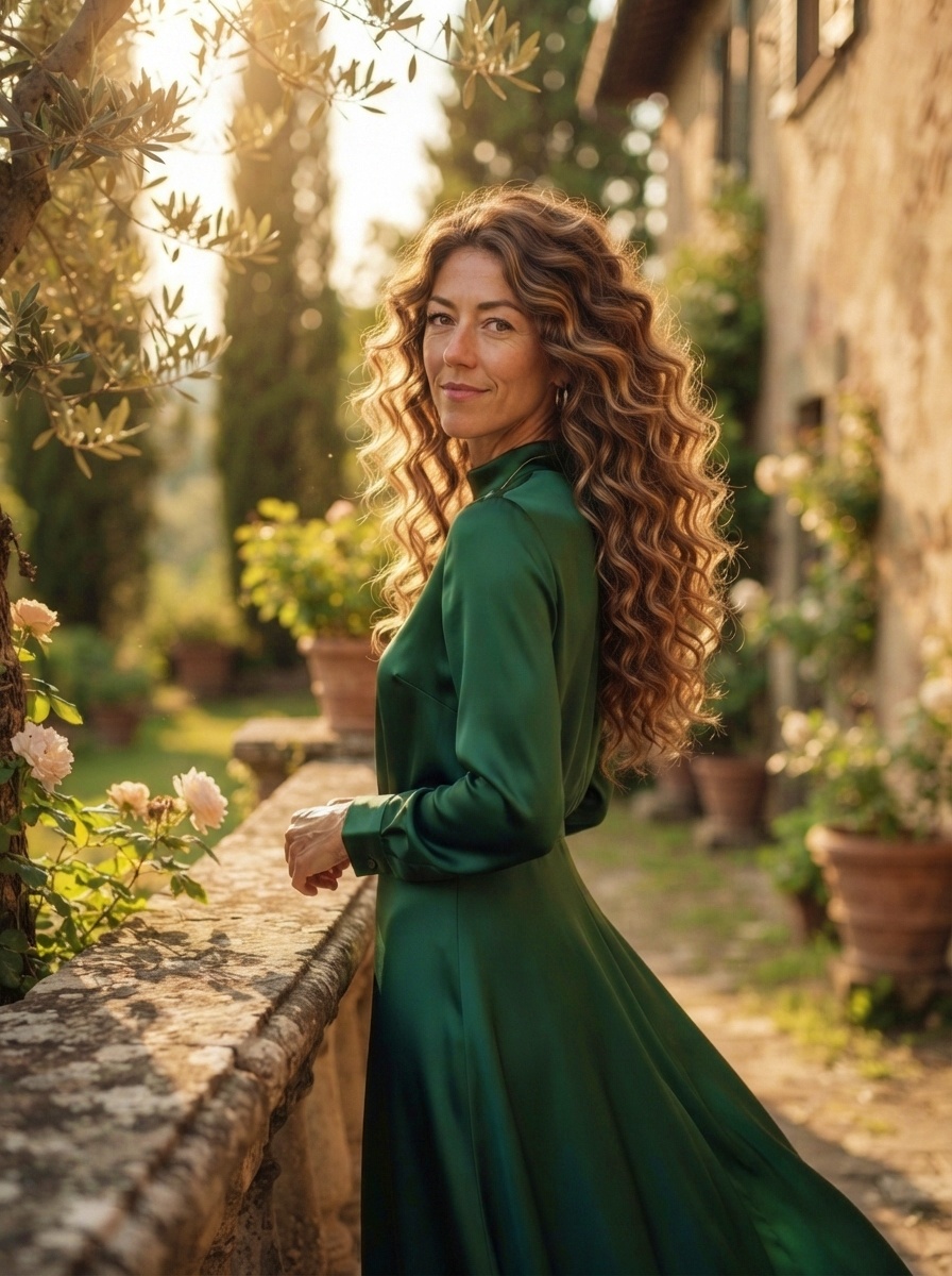 U-Cut Curly Layers
