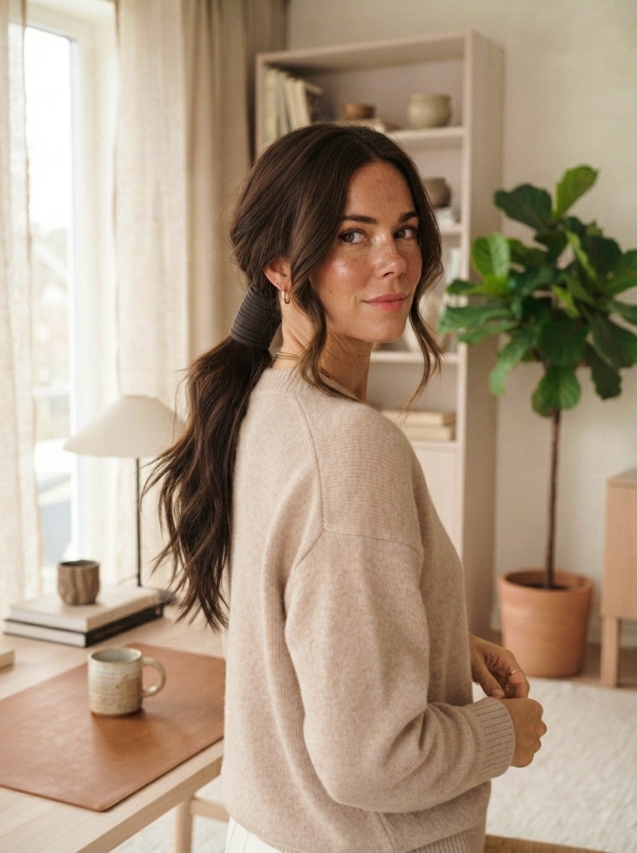 Wrapped Ponytail Layers