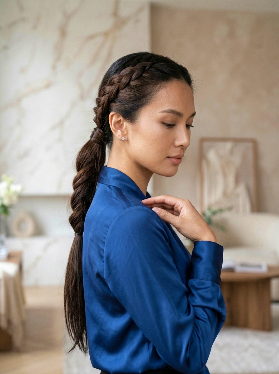 Editorial Braided Ponytail