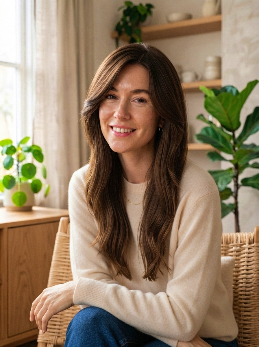 C-Shaped Layered Hair