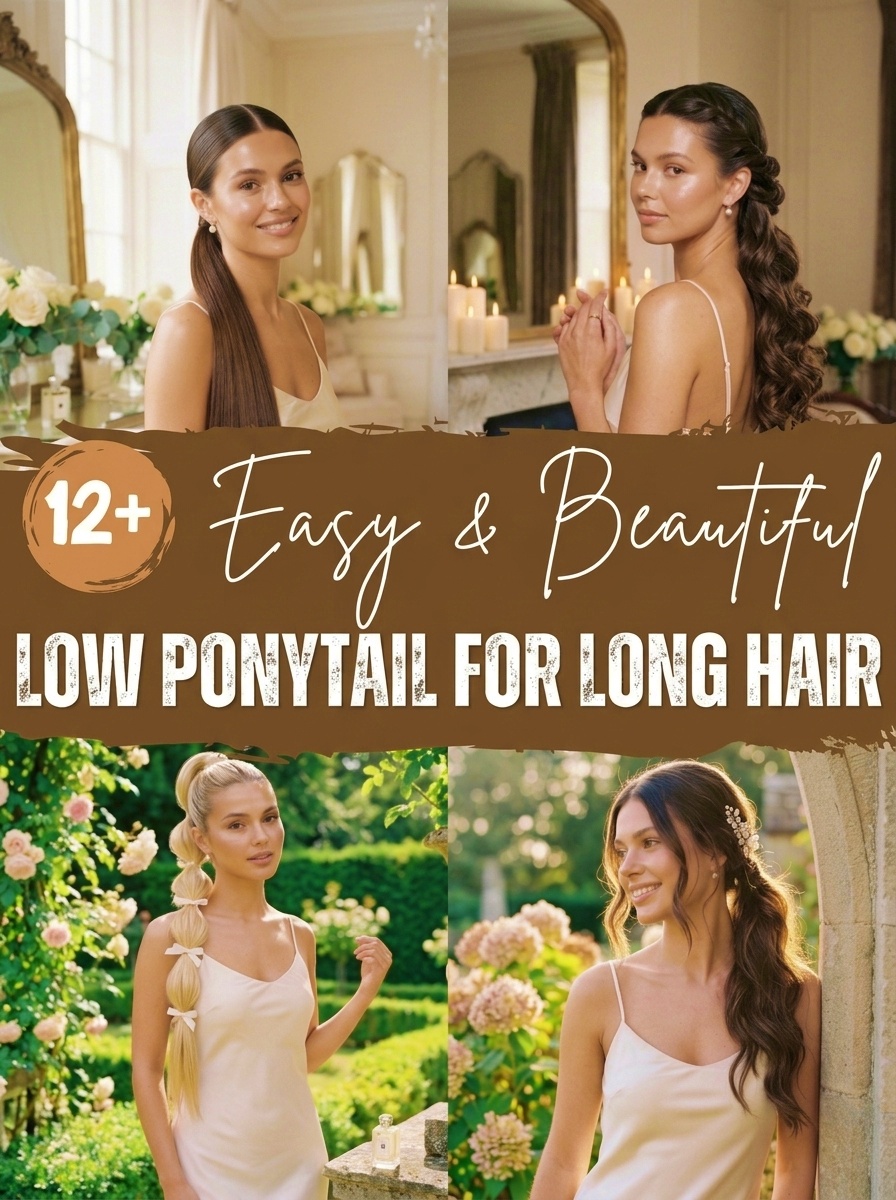 Low Ponytail for Long Hair