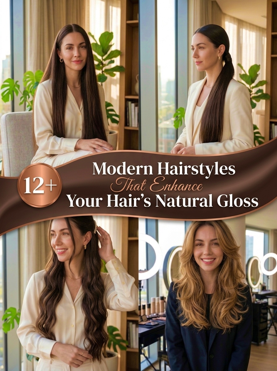Modern Hairstyles That Enhance Your Hair's Natural Gloss