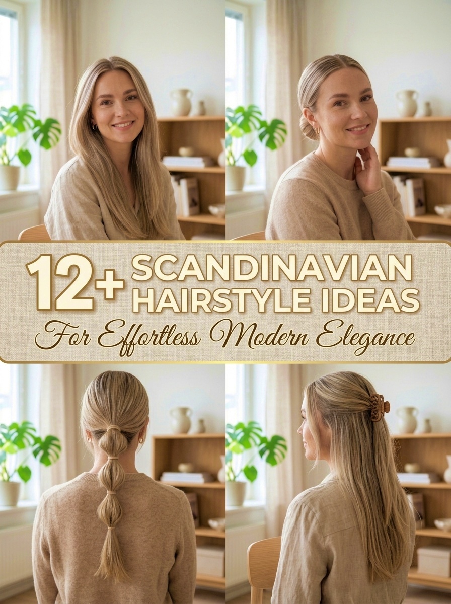 Scandinavian Hairstyle Ideas for Effortless Modern Elegance