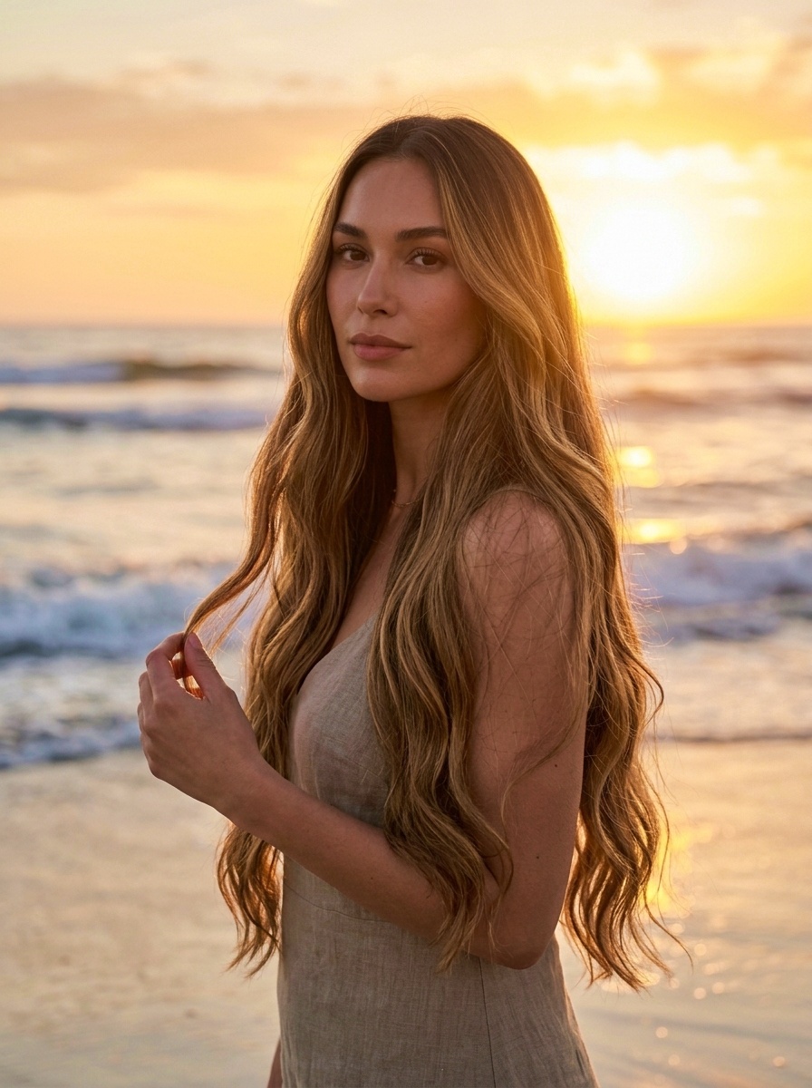 Mermaid Waves Hairstyle