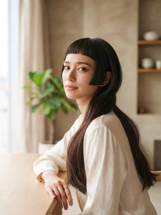 Hime Cut Hairstyle Ideas