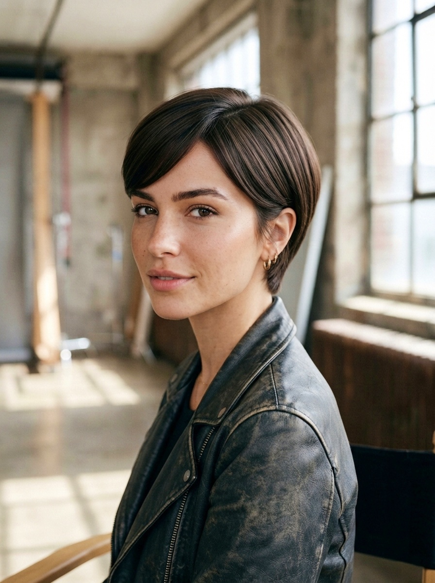 Sleek Mixie Cut Hairstyle