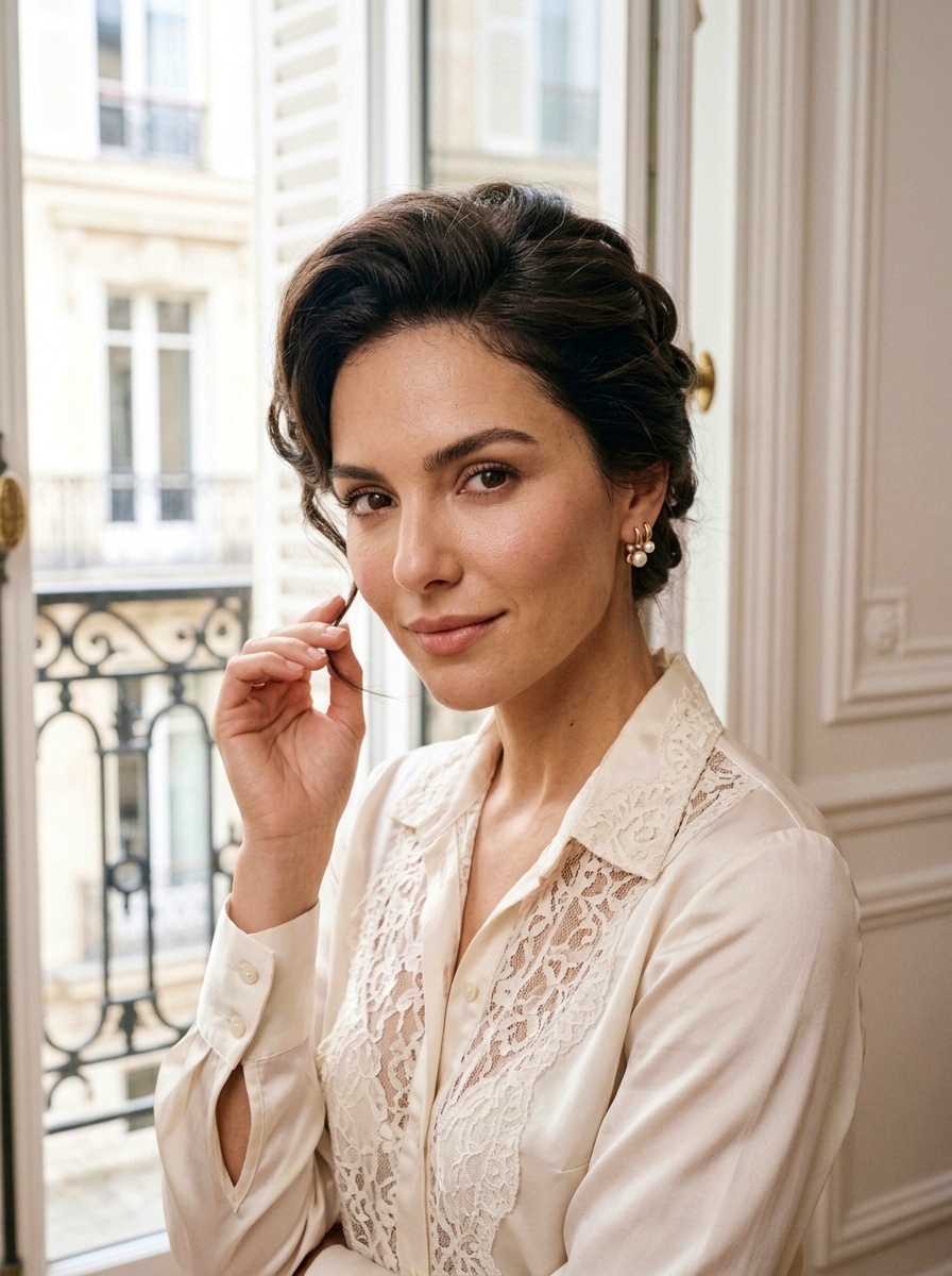 Parisian Luxury Twist Hairstyle