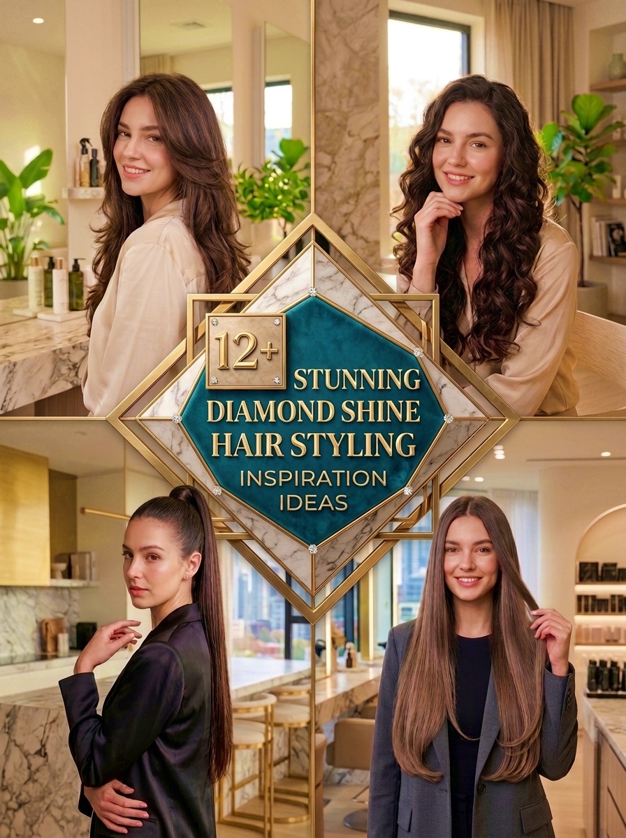 Stunning Diamond Shine Hair Styling Inspiration Ideas