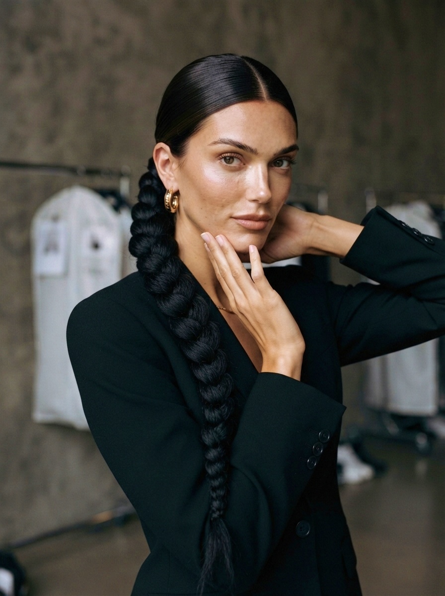 Milan Rope Braid Hairstyle