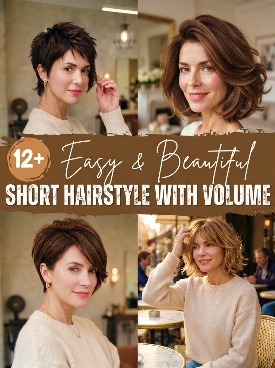 Short Hairstyle with Volume